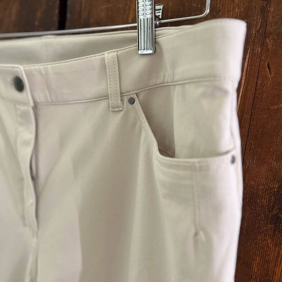 Lululemon City Sleek 5 Pocket High-Rise Wide-Leg Pant 33 White - Picture 8 of 15